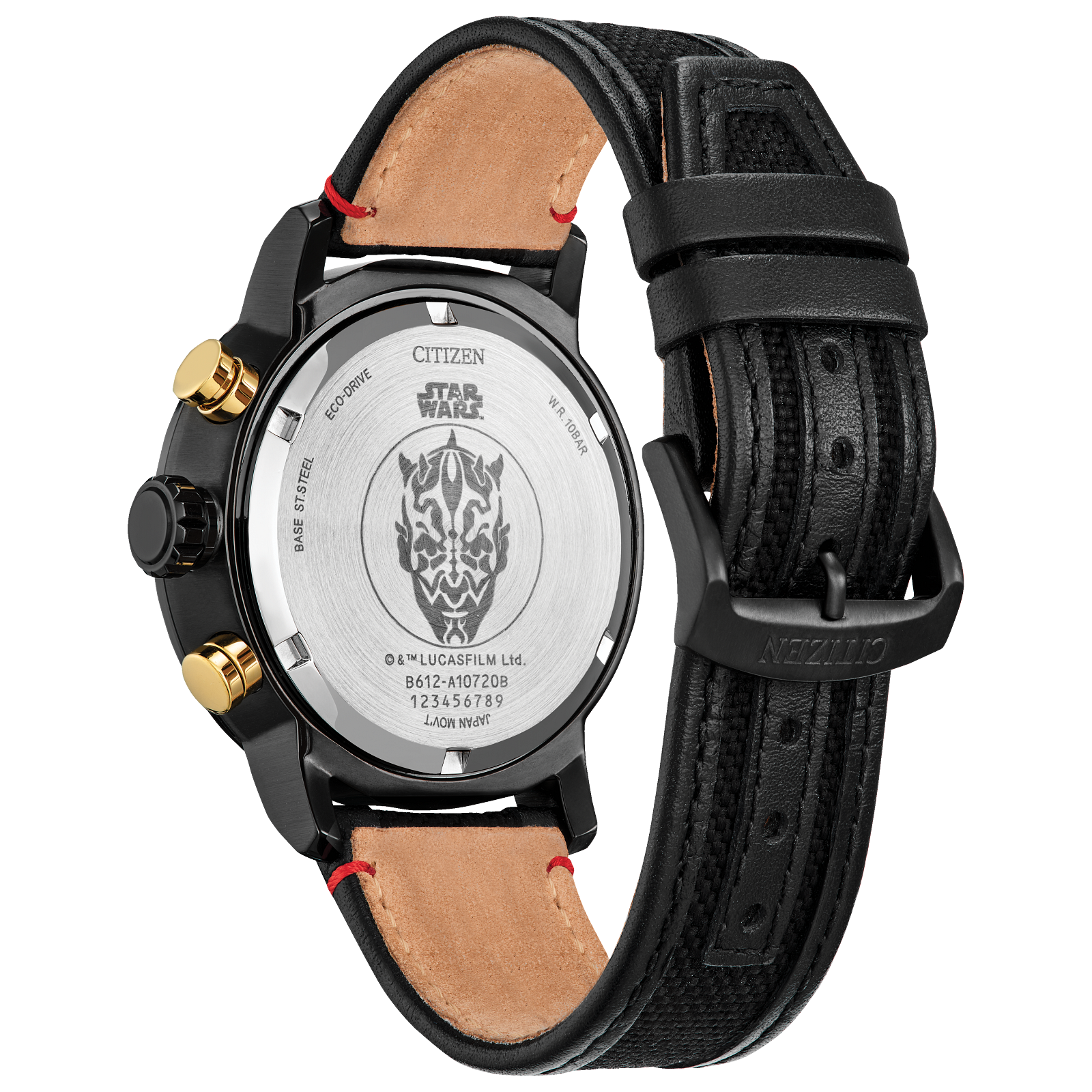 Reloj Citizen Darth Maul negro edición especial Star Wars para caballero con Eco-Drive | Elegancia Relojeria
